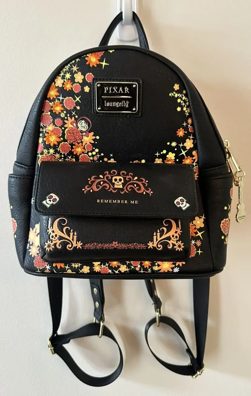 Loungefly Disney Pixar Coco Remember Me Mini Backpack BoxLunch Exclusive, Rare